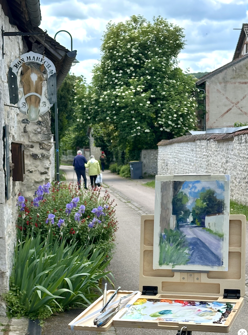 Giverney village